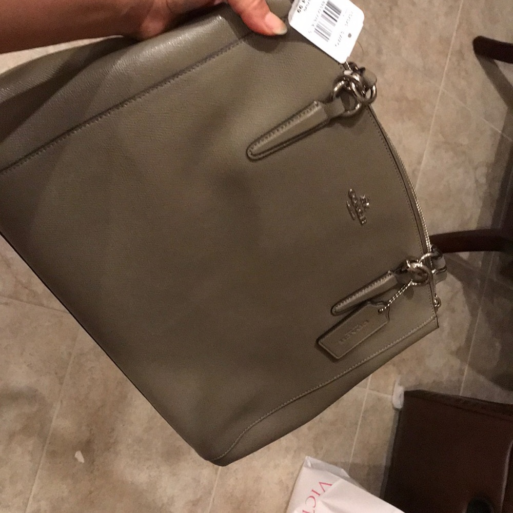 Coach Large Christie Carryall Leather Satchel - Picture 7 of 7